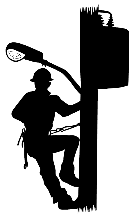 Linemen Silhouette 5