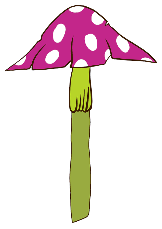 Pink Spotted Shroomies