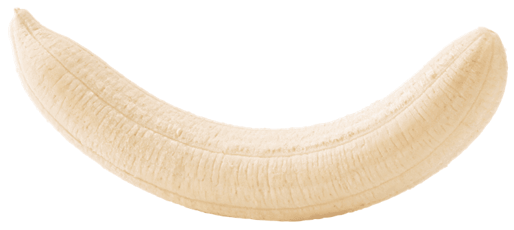 Banana peeled