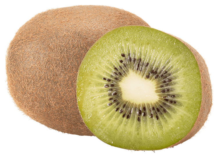 Kiwi Whole and Sliced