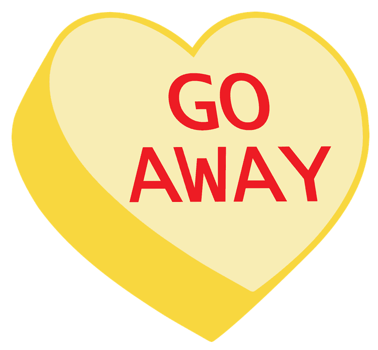 Candy Heart Go Away