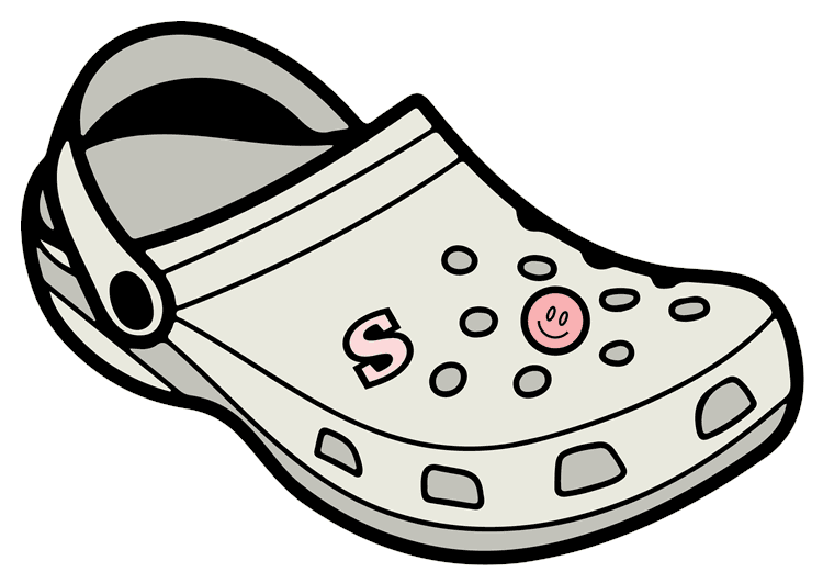 Grey Crocs That Girl