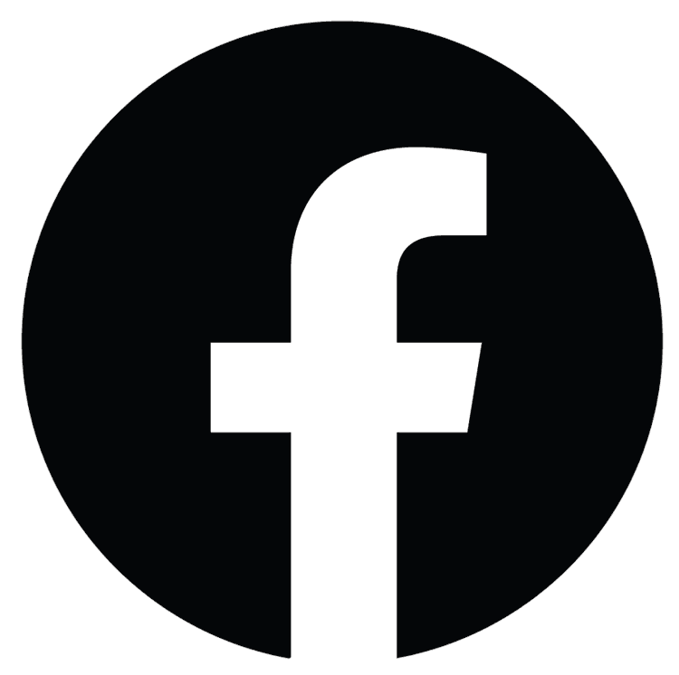 Facebook-Black Circle
