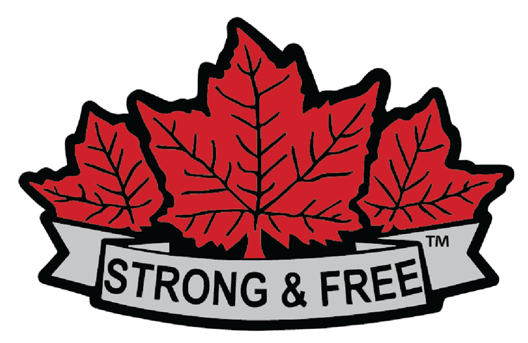 Canada Strong & Free Maple Leaf
