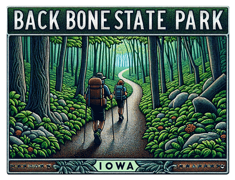 Iowa, Backbone State Park