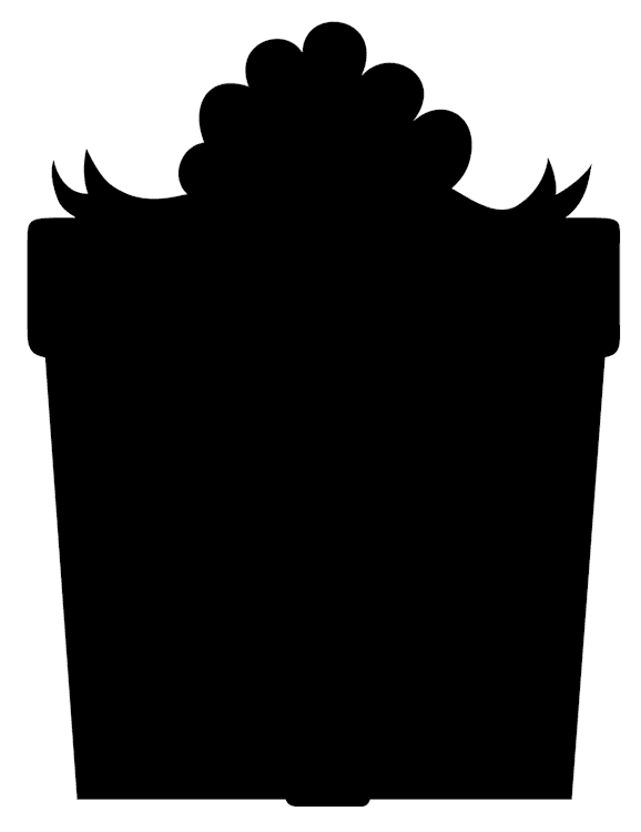 Christmas Present Silhouette
