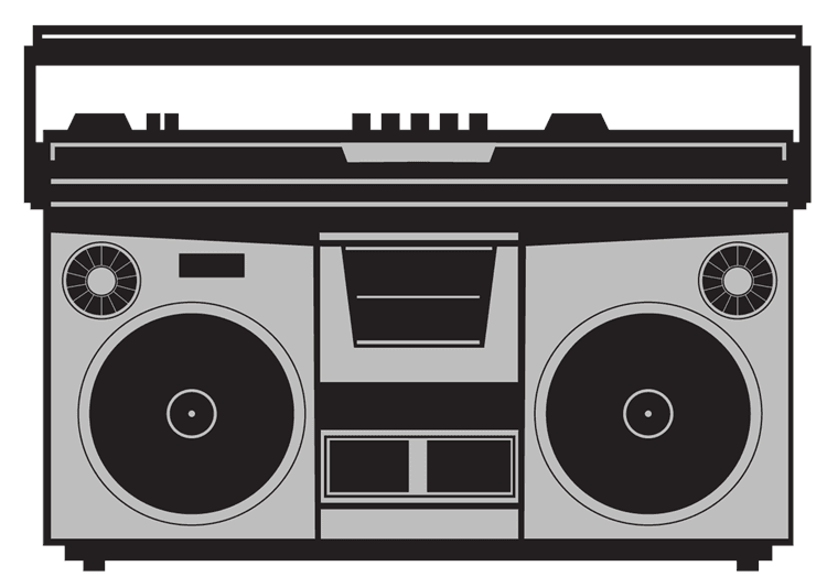 Retro Boom Box