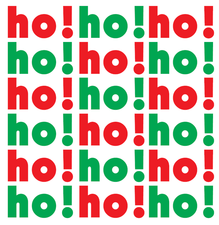 ho! ho! ho! Christmas Graphic
