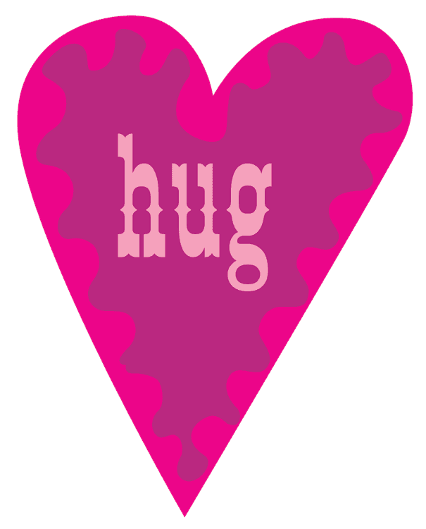 Pink Love Hug Heart